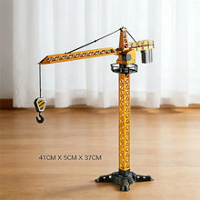 Load image into Gallery viewer, Alloy Plastic Diecast Engineering Vehicle Toy Excavator Crane Bulldozer Forklift Tractor Model Gift For Boys Kids