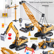 Load image into Gallery viewer, Alloy Plastic Diecast Engineering Vehicle Toy Excavator Crane Bulldozer Forklift Tractor Model Gift For Boys Kids