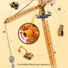 Load image into Gallery viewer, Alloy Plastic Diecast Engineering Vehicle Toy Excavator Crane Bulldozer Forklift Tractor Model Gift For Boys Kids