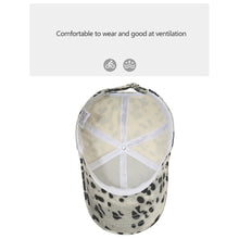 Load image into Gallery viewer, Unisex Leopard Printed Baseball Cap Breathable Adjustable Sun Protection Duckbill Cap For Outdoor Casual Accessories