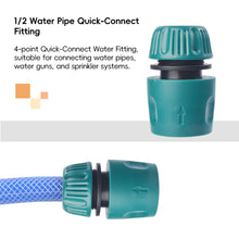 Load image into Gallery viewer, Water Hose Quick Connect Universal Faucet Adapter 1/2" 3/4" 1" 3/8"Garden Watering Car Washing Plastic Hose Fittings Pipe Joint Washing Machine Attachment DIY Parts