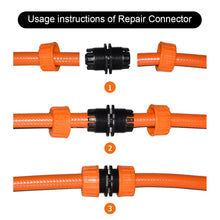 Load image into Gallery viewer, Water Hose Quick Connect Universal Faucet Adapter 1/2" 3/4" 1" 3/8"Garden Watering Car Washing Plastic Hose Fittings Pipe Joint Washing Machine Attachment DIY Parts