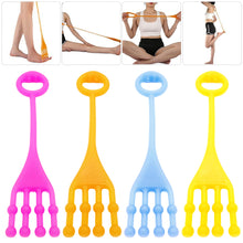Load image into Gallery viewer, Toe Loop Resistance Band 2-Section Chest Expander Shoulder Opener Elastic Rope Arm Trainer Body Shaping Yoga Fitness Tool