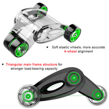 Load image into Gallery viewer, Foldable 4-Wheel Ab Roller Fat Burning Stomach Toning Quiet Roller Home Fitness Equipment for Men Women