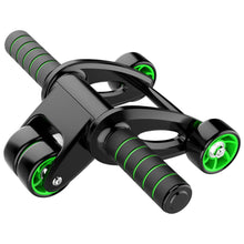 Load image into Gallery viewer, Foldable 4-Wheel Ab Roller Fat Burning Stomach Toning Quiet Roller Home Fitness Equipment for Men Women