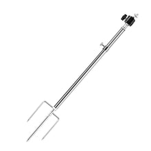 Load image into Gallery viewer, Night Fishing Ground Spike Light Stand Universal Swivel Telescopic Adjustable Stainless Steel Tripod Ground Insert Fishing equipment