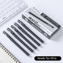 Load image into Gallery viewer, 12Pcs Fine Point Gel Pen Set Smooth Writing Vibrant Color Stationery For Students Exam Office Daily Use Stationery