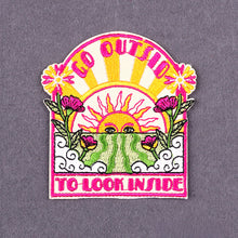 Load image into Gallery viewer, Cartoon Letter Embroidery Iron On Patches Thermoadhesive Diy Garment Sew Stickers For Clothing Accessories Jacket Decoration