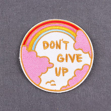 Load image into Gallery viewer, Cartoon Letter Embroidery Iron On Patches Thermoadhesive Diy Garment Sew Stickers For Clothing Accessories Jacket Decoration