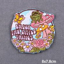Load image into Gallery viewer, Cartoon Letter Embroidery Iron On Patches Thermoadhesive Diy Garment Sew Stickers For Clothing Accessories Jacket Decoration