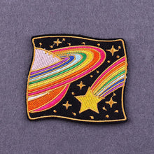 Load image into Gallery viewer, Cartoon Letter Embroidery Iron On Patches Thermoadhesive Diy Garment Sew Stickers For Clothing Accessories Jacket Decoration