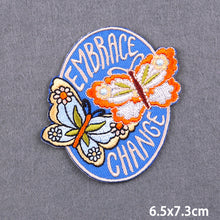 Load image into Gallery viewer, Cartoon Letter Embroidery Iron On Patches Thermoadhesive Diy Garment Sew Stickers For Clothing Accessories Jacket Decoration