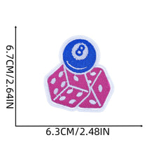Load image into Gallery viewer, Pink Cartoon Letter Embroidery Iron On Patches Thermoadhesive Diy Sew Stickers For Clothing Accessories Jacket Decoration