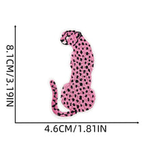 Load image into Gallery viewer, Pink Cartoon Letter Embroidery Iron On Patches Thermoadhesive Diy Sew Stickers For Clothing Accessories Jacket Decoration