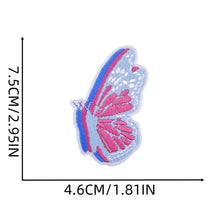 Load image into Gallery viewer, Pink Cartoon Letter Embroidery Iron On Patches Thermoadhesive Diy Sew Stickers For Clothing Accessories Jacket Decoration