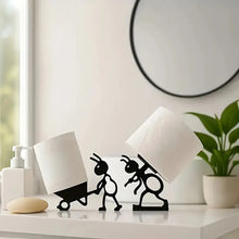 Load image into Gallery viewer, Cute Ant Tissue Holder Minimalist Paper Roll Holder Stable Base Creative Home Decoration For Bathroom Living Room