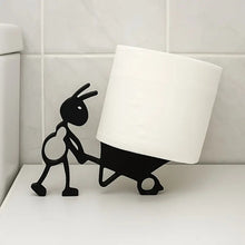 Load image into Gallery viewer, Cute Ant Tissue Holder Minimalist Paper Roll Holder Stable Base Creative Home Decoration For Bathroom Living Room
