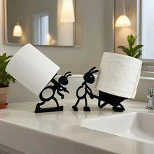 Load image into Gallery viewer, Cute Ant Tissue Holder Minimalist Paper Roll Holder Stable Base Creative Home Decoration For Bathroom Living Room