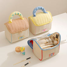 Load image into Gallery viewer, Cute Cartoon House Shape Cosmetic Bag Large Capacity Portable Travel Wash Bag Makeup Storage Organizer Handbag