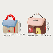 Load image into Gallery viewer, Cute Cartoon House Shape Cosmetic Bag Large Capacity Portable Travel Wash Bag Makeup Storage Organizer Handbag