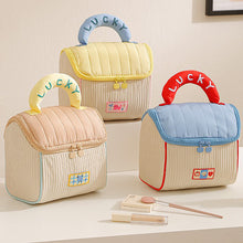 Load image into Gallery viewer, Cute Cartoon House Shape Cosmetic Bag Large Capacity Portable Travel Wash Bag Makeup Storage Organizer Handbag