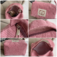 Load image into Gallery viewer, Cute Bear Women Cosmetic Bag Summer Fashion Large Capacity Soft Comfortable Handbag With Handle