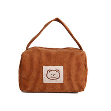 Load image into Gallery viewer, Cute Bear Women Cosmetic Bag Summer Fashion Large Capacity Soft Comfortable Handbag With Handle