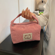 Load image into Gallery viewer, Cute Bear Women Cosmetic Bag Summer Fashion Large Capacity Soft Comfortable Handbag With Handle