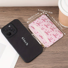 Load image into Gallery viewer, Fashion PVC Credit Card Holder Slim Small Card Case Roomy Cute Bow Lightweight Coin Purse Wallet For Women Girls