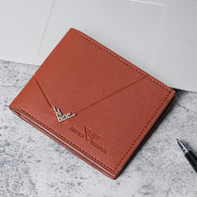 Load image into Gallery viewer, Slim PU Leather Men Wallet Folding Vintage Credit Card Holder Large Capacity Money Purse Wallet Storage Bag