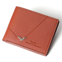 Load image into Gallery viewer, Slim PU Leather Men Wallet Folding Vintage Credit Card Holder Large Capacity Money Purse Wallet Storage Bag