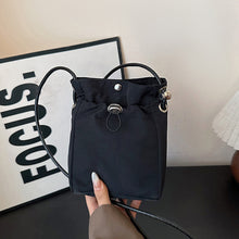 Load image into Gallery viewer, Nylon Canvas Soft Mini Crossbody Bag Multifunctional Square Shoulder Bag Lightweight Simple Phone Wallet Messenger Purse Handbag