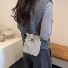 Load image into Gallery viewer, Nylon Canvas Soft Mini Crossbody Bag Multifunctional Square Shoulder Bag Lightweight Simple Phone Wallet Messenger Purse Handbag