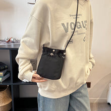 Load image into Gallery viewer, Nylon Canvas Soft Mini Crossbody Bag Multifunctional Square Shoulder Bag Lightweight Simple Phone Wallet Messenger Purse Handbag
