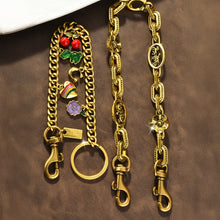 Load image into Gallery viewer, Shining Cherry Keychain Metal Flowers Dinosaur Bag Charm Fashion Car Key Ring Versatile Bag Pendant Exquisite Decoration Gifts For Women Men