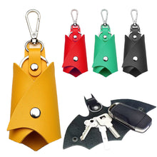 Load image into Gallery viewer, PU Leather Bat Gothic Keychain Foldable Wings Pendant Unisex Key Ring Purse Waist Accessories For Shopping Travel Outdoor
