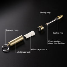 Load image into Gallery viewer, Portable Metal Refillable Kerosene Lighter with Bottle Opener Slide Ignition Windproof Reusable Match Lighter for Camping Outdoor Survival Tool
