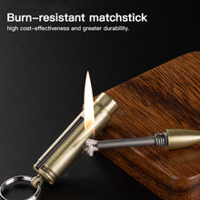 Load image into Gallery viewer, Portable Metal Refillable Kerosene Lighter with Bottle Opener Slide Ignition Windproof Reusable Match Lighter for Camping Outdoor Survival Tool