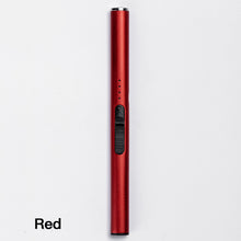 Load image into Gallery viewer, USB Rechargeable Lighter Electric Ignition Flameless Lighter with LED Battery Display Safety Lighter for Camping BBQ Kitchen Candle
