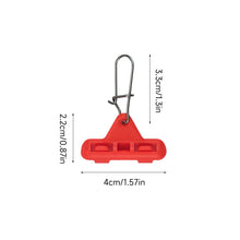 Load image into Gallery viewer, 10PCS Stainless Steel Heavy Duty Lead Weight Swivel with Double Safety Snap Weight Clip for Catfish Rig / Braided Line Lure Triangle Plastic Snap