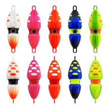 Load image into Gallery viewer, 40G/60G Gourd Shape Fast Sinking Jig Low Resistance Long Cast Bionic Peanut Squid Glow in Dark Lure Sea Boat Fishing Jigging Bait