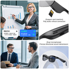 Load image into Gallery viewer, XG90 Bluetooth Glasses with TF Card Slot Music Calls AI Translation Headphone Stereo Long Battery Life Outdoor Cycling Sunglasses (Memory Card Not Included)