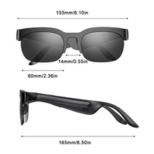 Load image into Gallery viewer, XG90 Bluetooth Glasses with TF Card Slot Music Calls AI Translation Headphone Stereo Long Battery Life Outdoor Cycling Sunglasses (Memory Card Not Included)