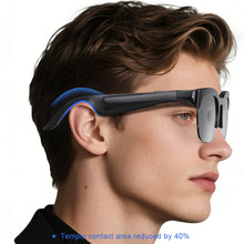 Load image into Gallery viewer, XG90 Bluetooth Glasses with TF Card Slot Music Calls AI Translation Headphone Stereo Long Battery Life Outdoor Cycling Sunglasses (Memory Card Not Included)