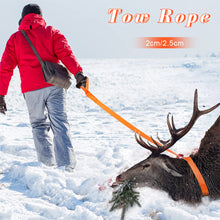 Load image into Gallery viewer, 150CM Portable Non-slip Deer Drag Rope Wear-resistant and Durable Towing Strap with Handle Outdoor Hunting Assist Gear