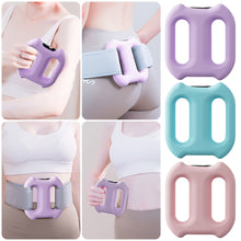 Load image into Gallery viewer, Home Fitness Massage Ring Silent Vibration Belly Tummy Slimming Massager Fat Burner Yoga Fitness Gear