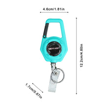 Load image into Gallery viewer, Retractable Key Holder with Hook High-elasticity Anti-loss Easy Pull for Outdoor Hiking Camping and Fishing