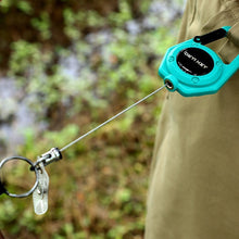 Load image into Gallery viewer, Retractable Key Holder with Hook High-elasticity Anti-loss Easy Pull for Outdoor Hiking Camping and Fishing