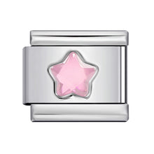 Load image into Gallery viewer, Colorful Five-Pointed Star Personalized Diy Stainless Steel Charm Bracelet 9mm Fashion Jewelry Accessories Supplies