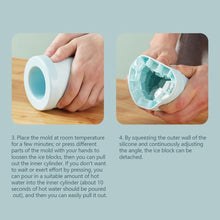 Load image into Gallery viewer, Creative Silicone Ice Cube Mold Round Cylinder Ice Bucket Reusable Quick Freeze Diy Ice Maker Bar Kitchen Drinking Tools